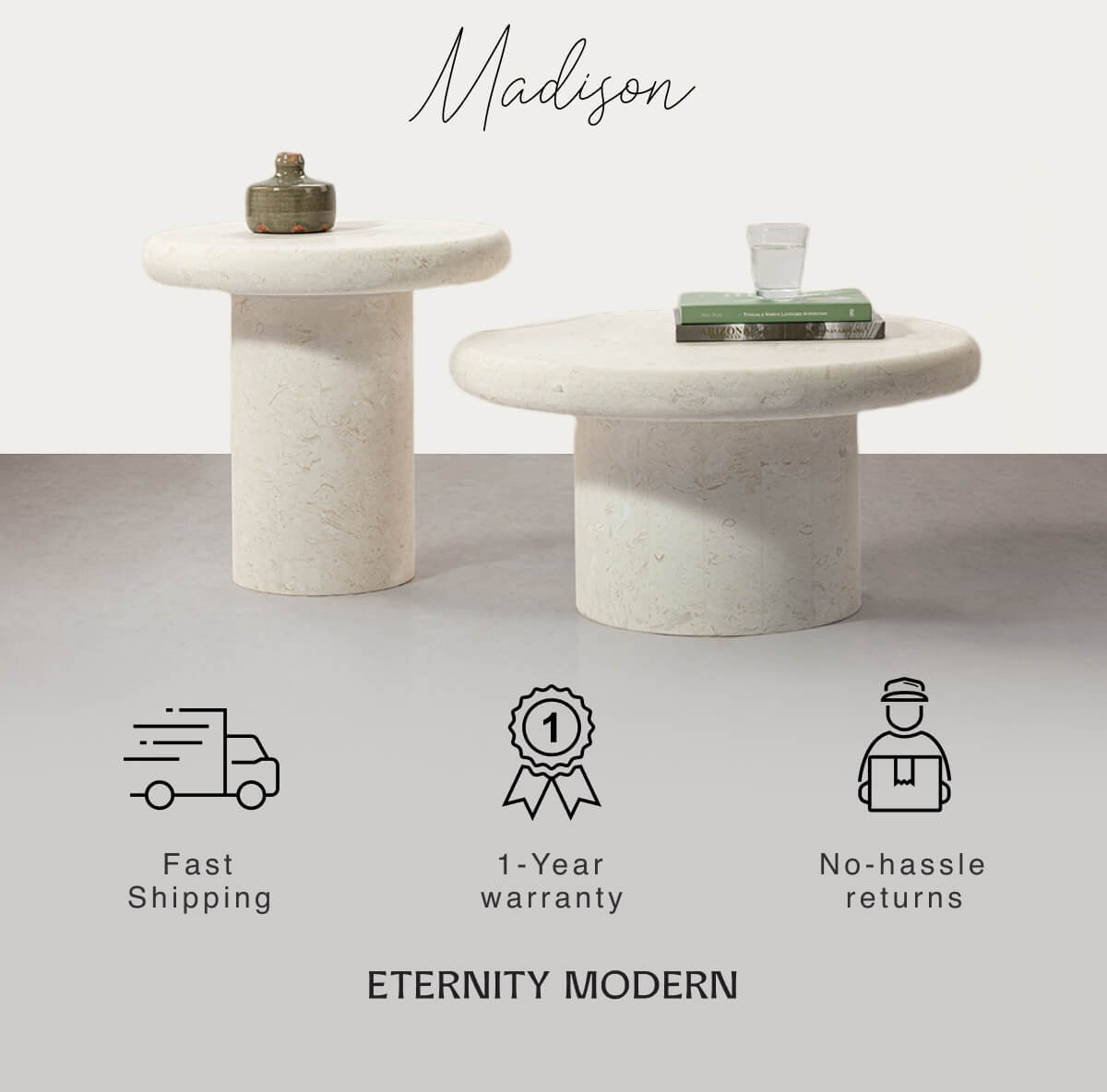 Madison - Fast Shipping - 1 Year Warranty - No hassle returns - ETERNITY MODERN