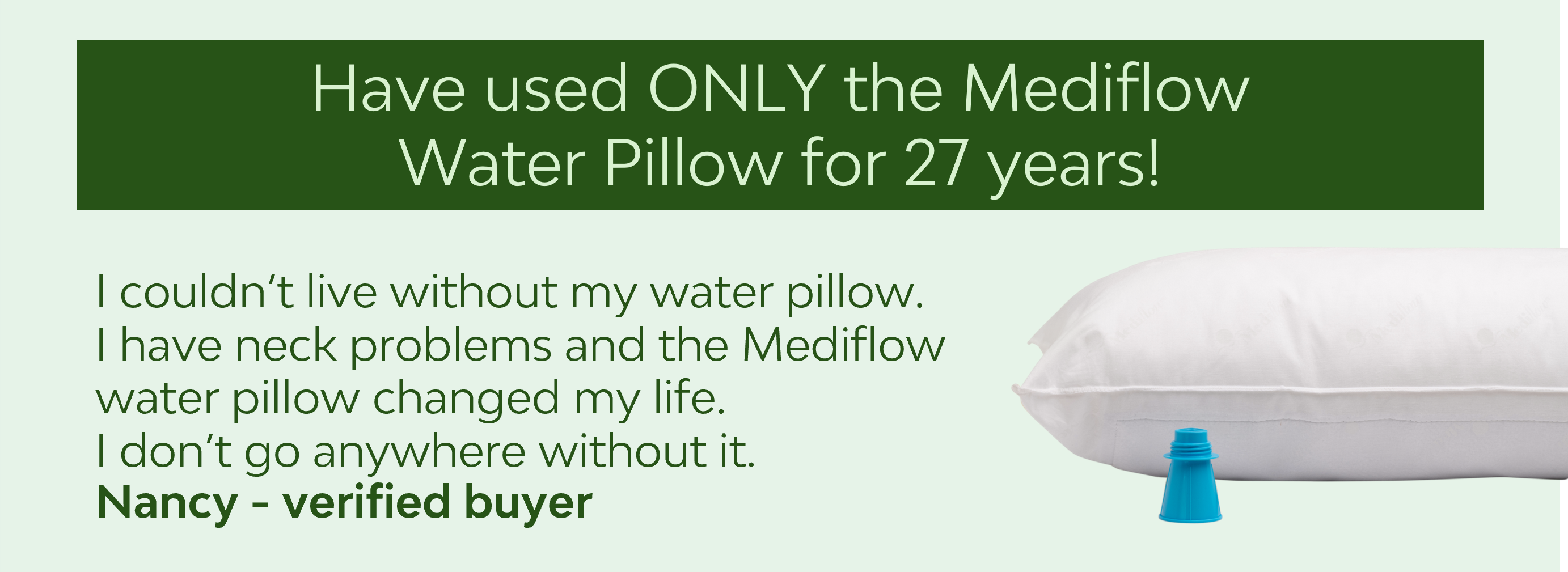 Original Fiber Water Pillow