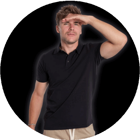 Athletic fit Crew Neck Tees