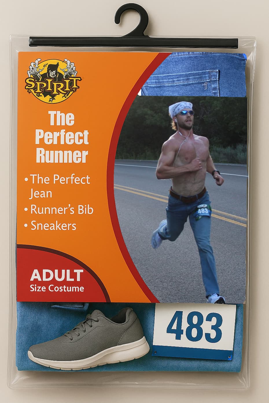 The Perfect Runner: Includes - The Perfect Jean - Runner's Bib - Sneakers The Perfect Runner: Includes - The Perfect Jean - Runner's Bib - Sneakers