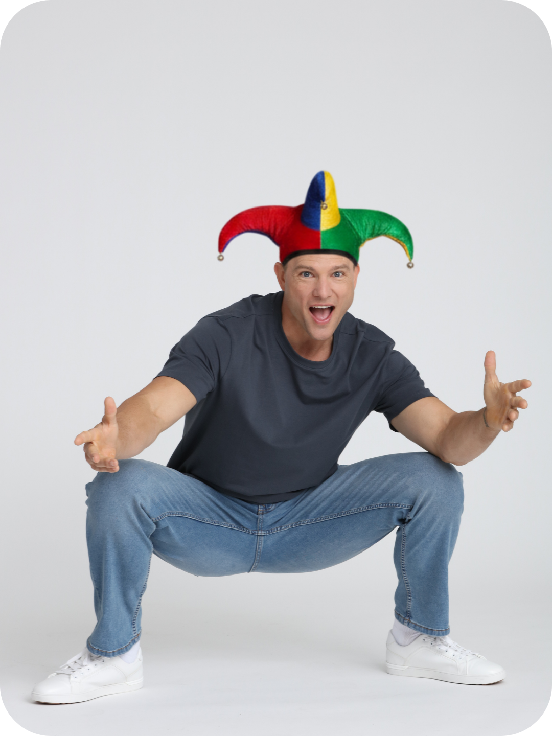 Thick Thicc Jokers, Steel Crew Neck, and a joker hat!