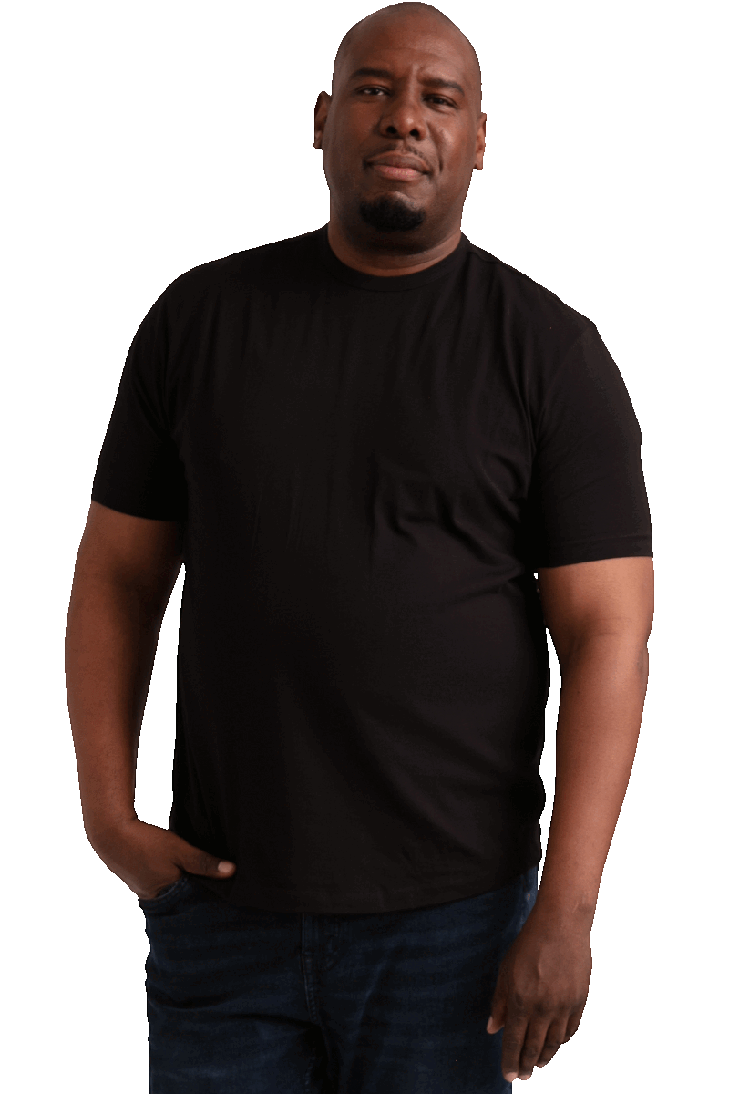 Athletic fit Crew Neck Tee montage!