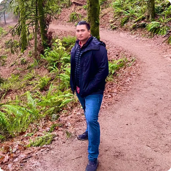 Perfect customer MC hitting the trails in Perfect comfort