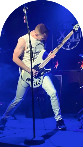 Perfect customer JR shredding his guitar in Skinny Blancos