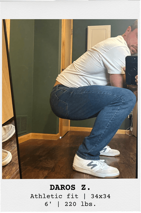 Daros Z. (6', 220 lbs) Athletic Admirals, 34x34