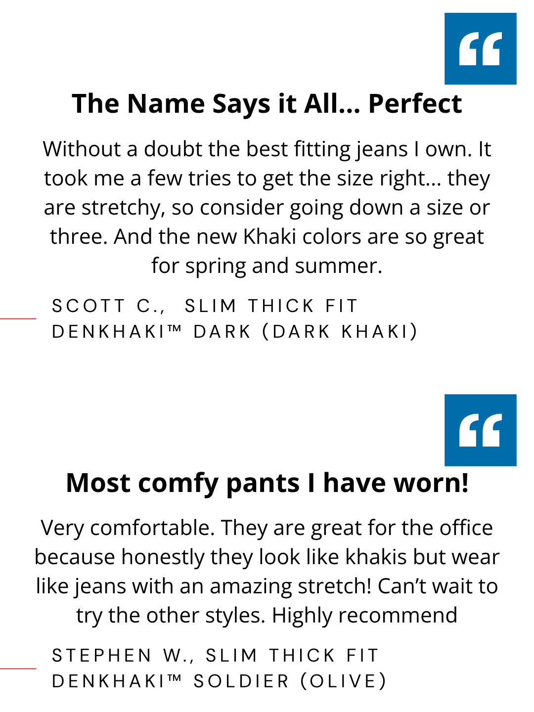 5-Star Denkhaki Reviews