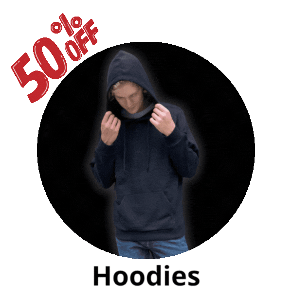 50% OFF Hoodies