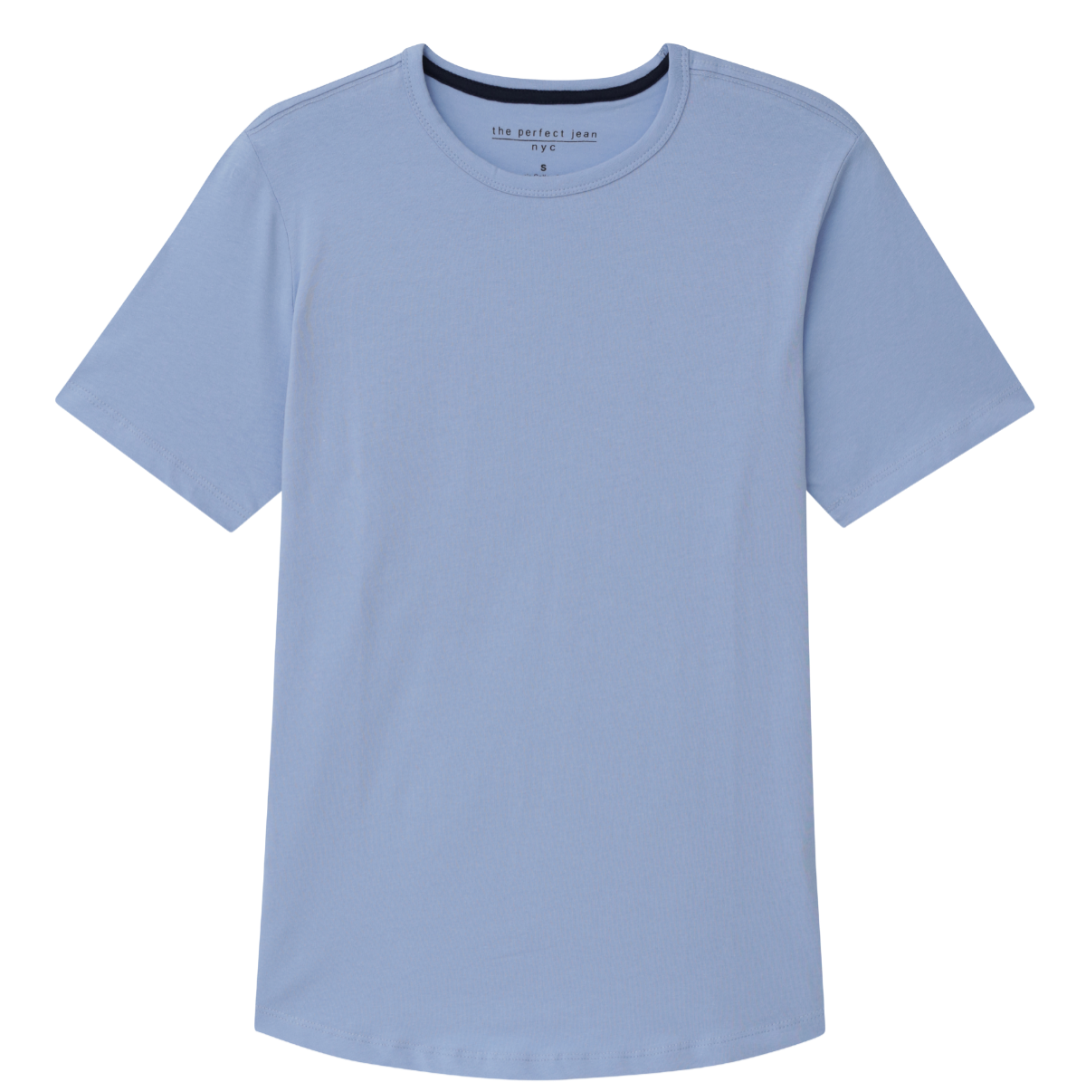 Light Blue Slim fit Crew Neck