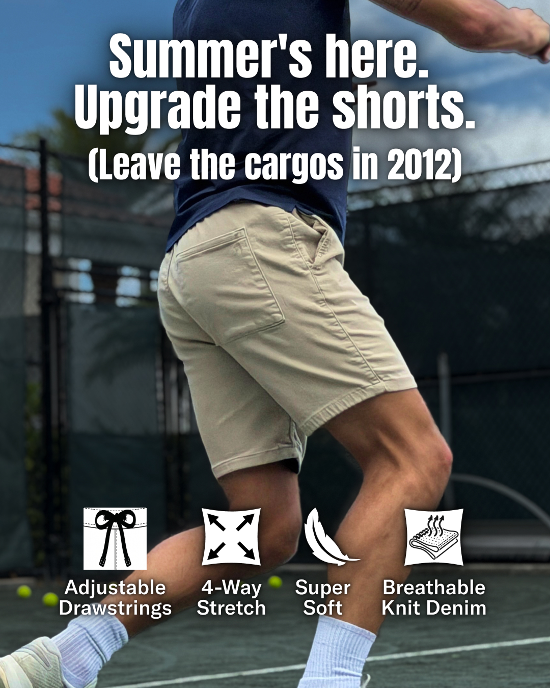 Summer's here. Upgrade the shorts. (Leave the cargos in 2012)