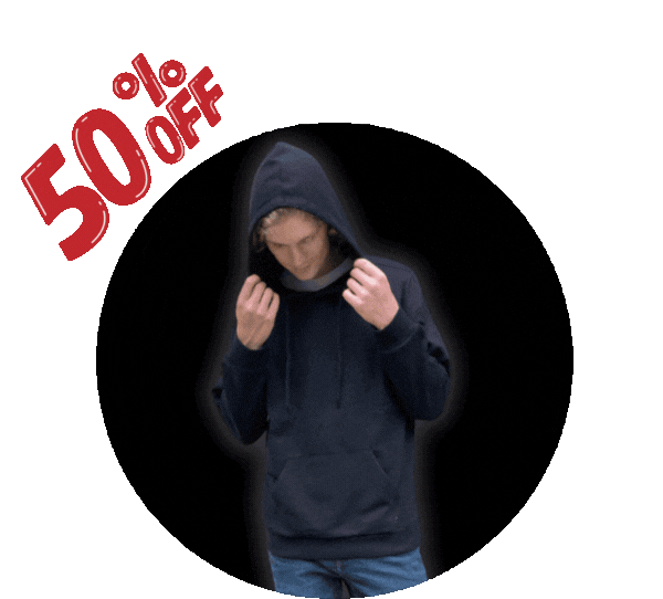 50% OFF Hoodies