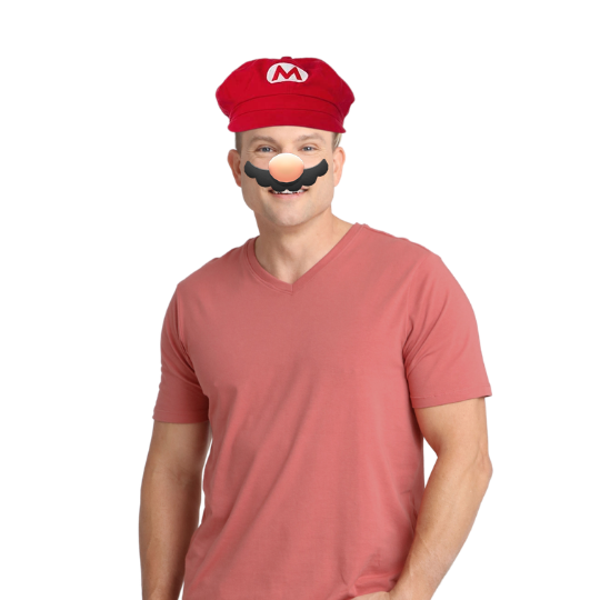 Ry-rio is wearing a Nantucket Red V-Neck Tee & Thick Thicc fit Skies