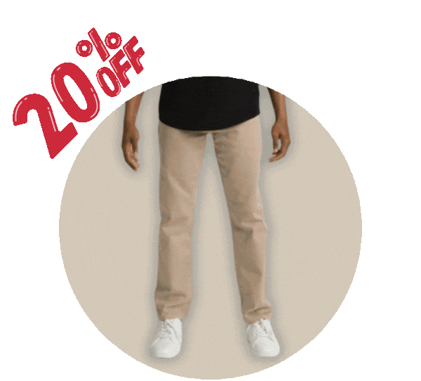 20% off Denkhakis!