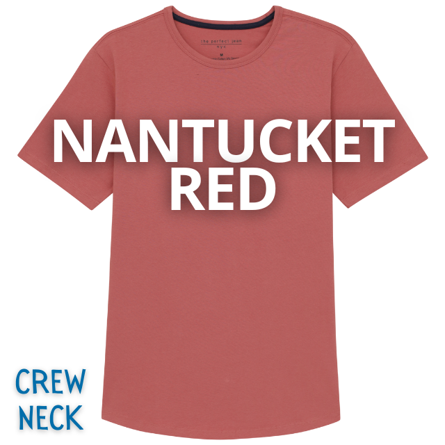 Nantucket Red Crew Neck Tee