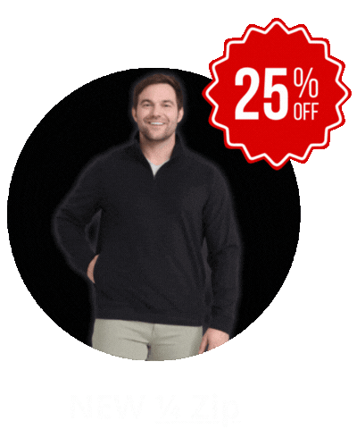 25% off NEW 1/4 Zip Pullovers in Grey & Black