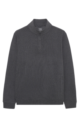 Charcoal Heather Quarter Zip