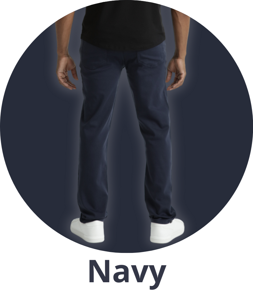 Slim fit Navy Denkhakis™
