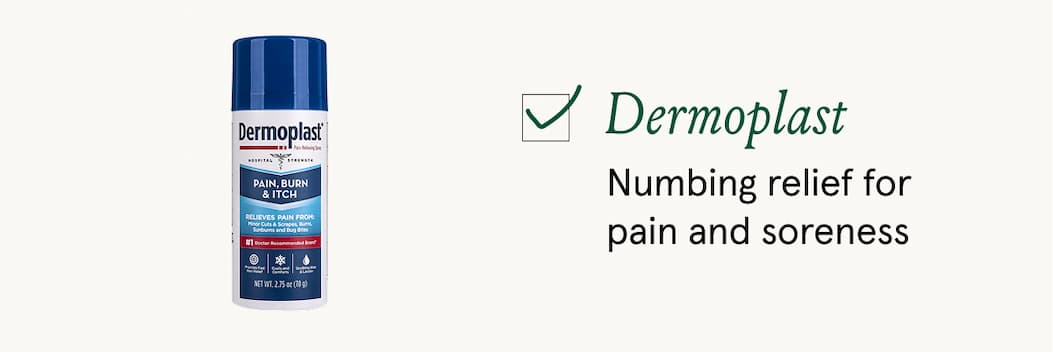 Dermoplast. Numbing relief for pain and soreness.