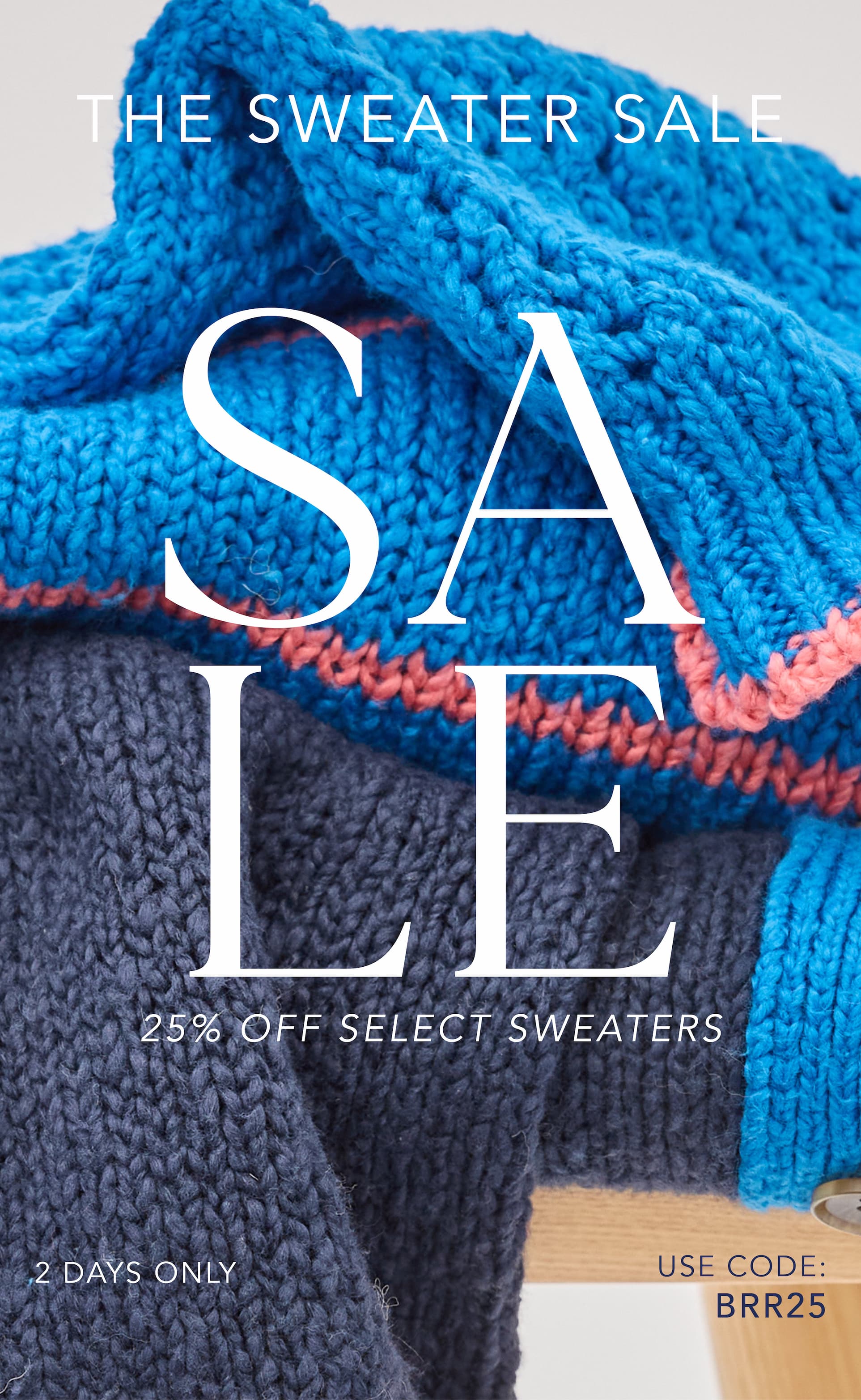 Shop 25% Off Select Sweaters