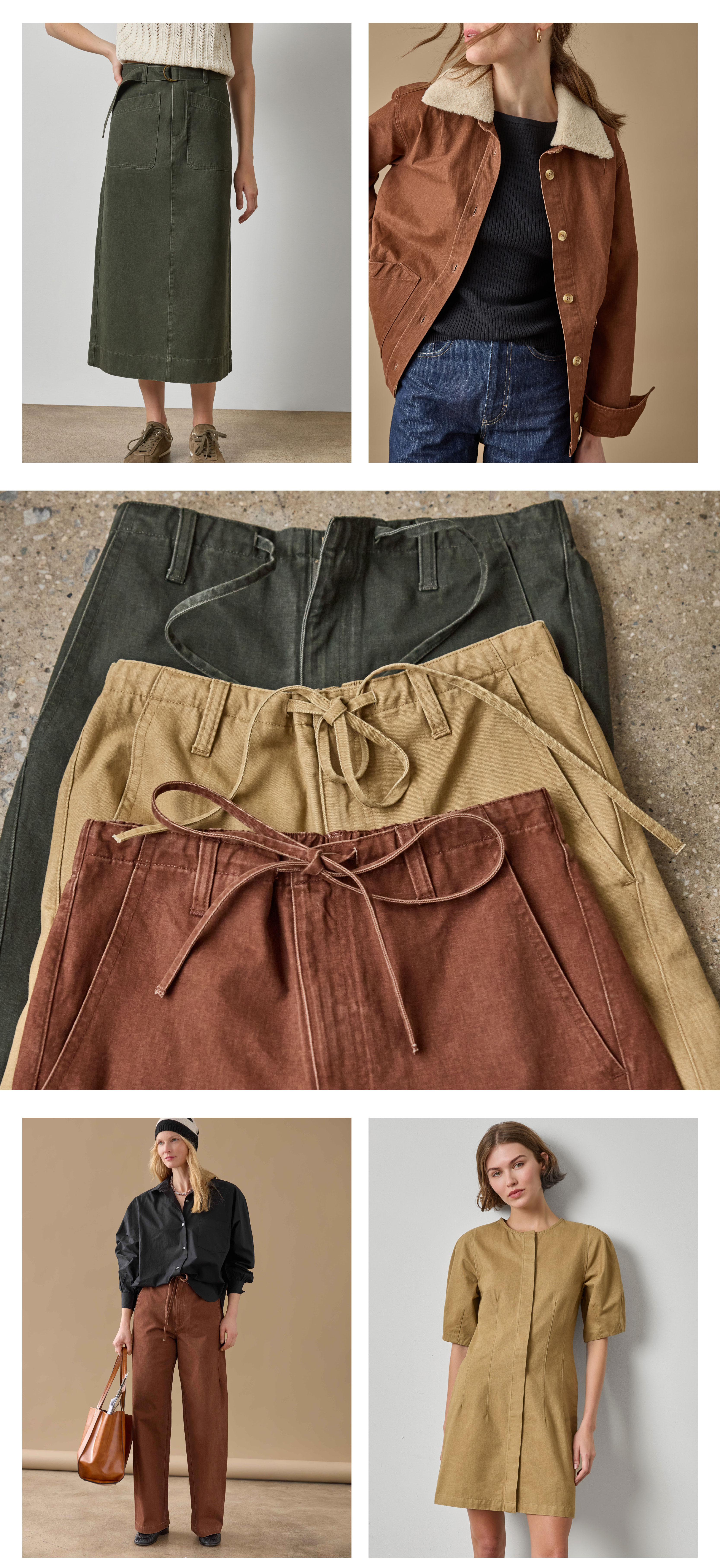 Shop our new Colored Garment Washed Twill Collection
