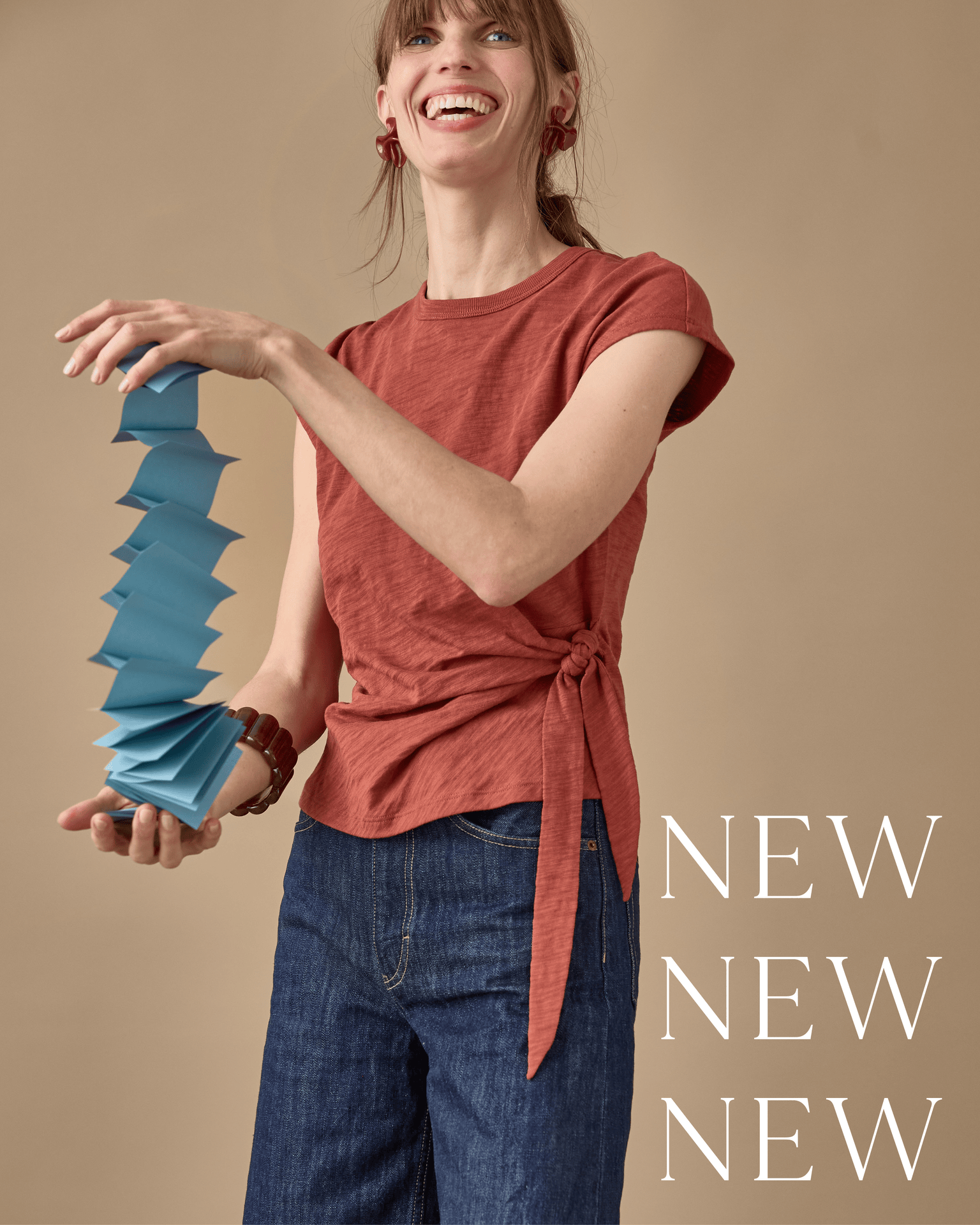 Shop new colors and styles in our Loose Knit Slub fabric