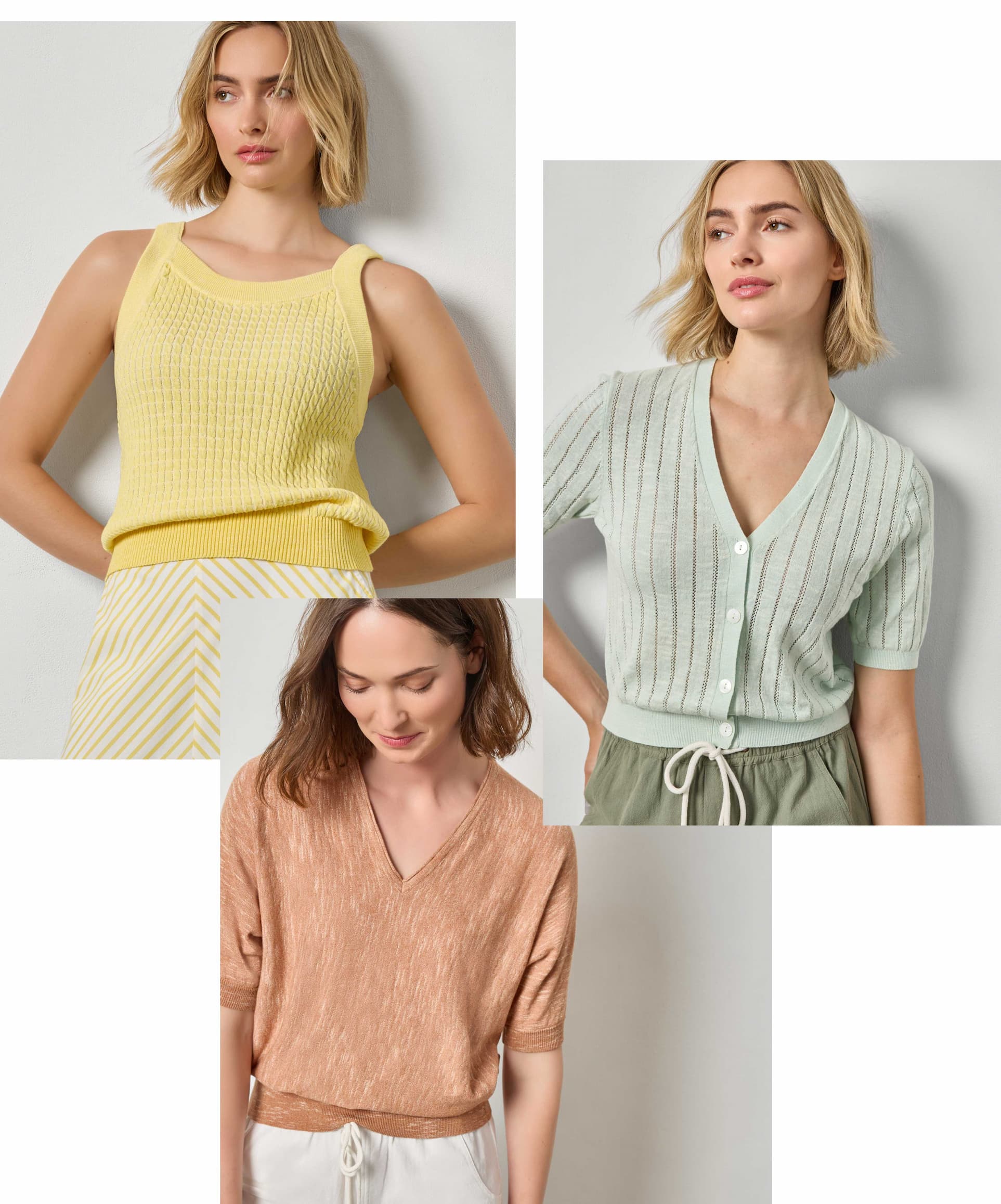 Shop New Cotton Slub Knitwear