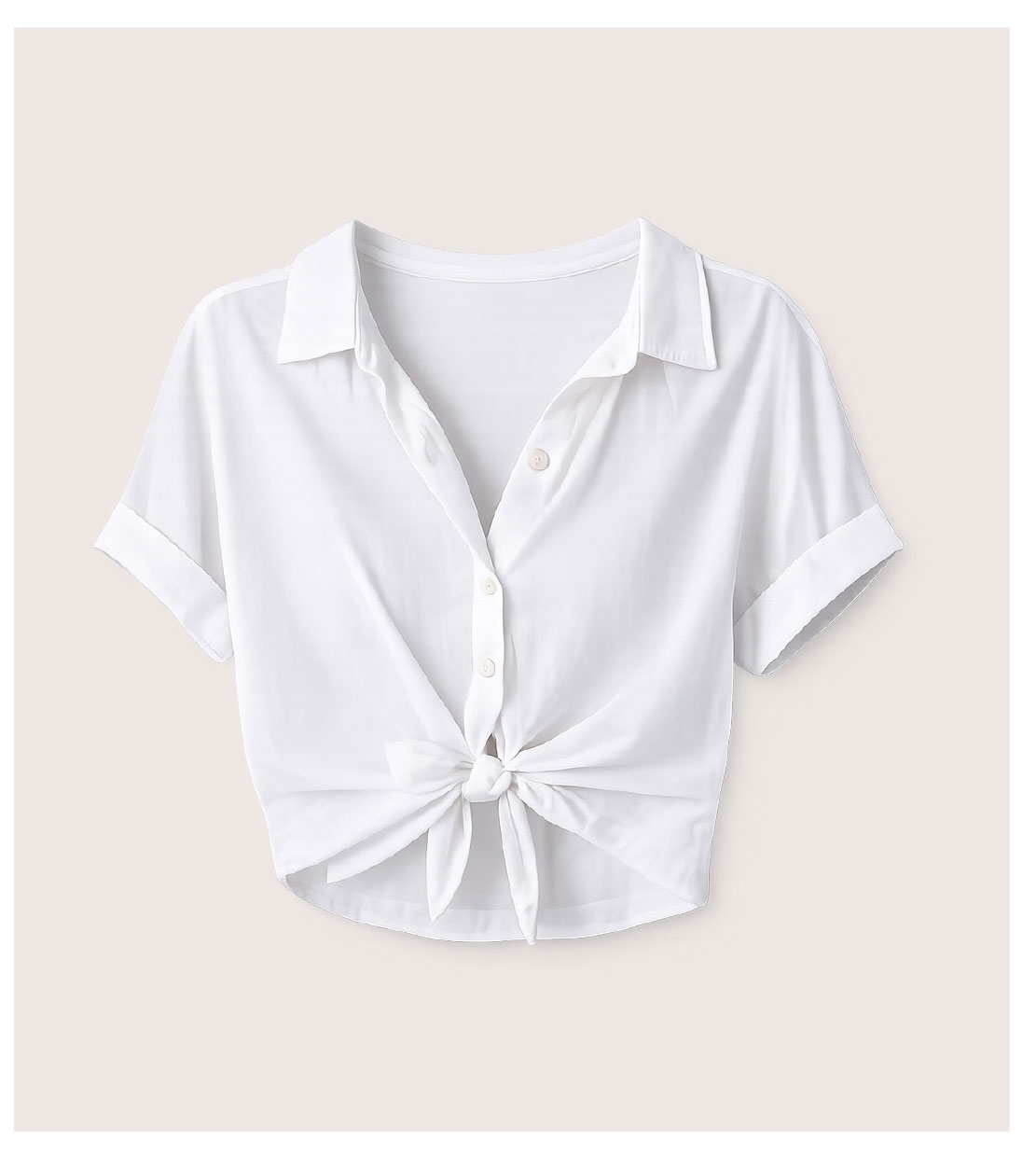 Elbow Sleeve Button Down