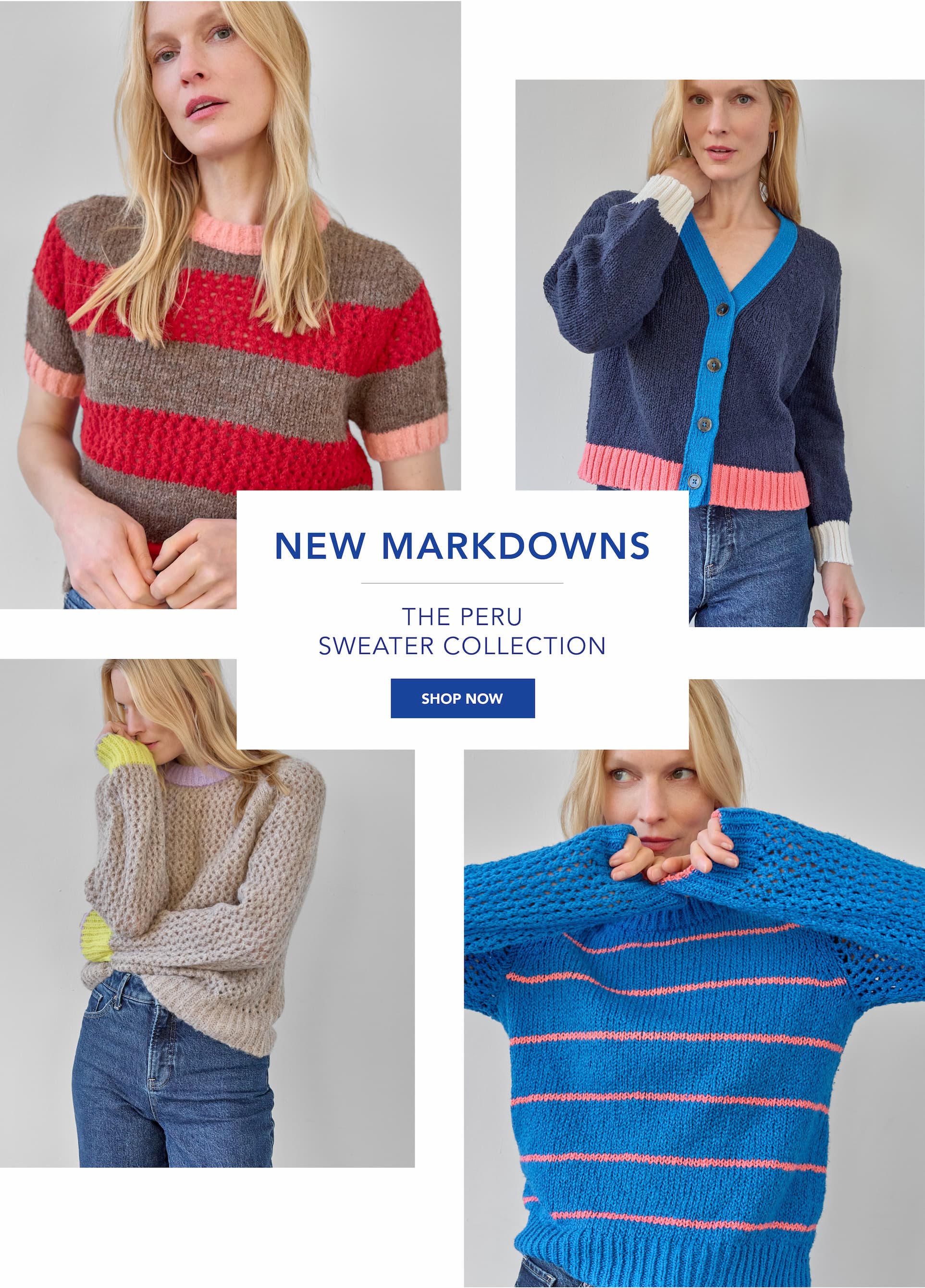 Shop New Markdowns on Peru Sweaters