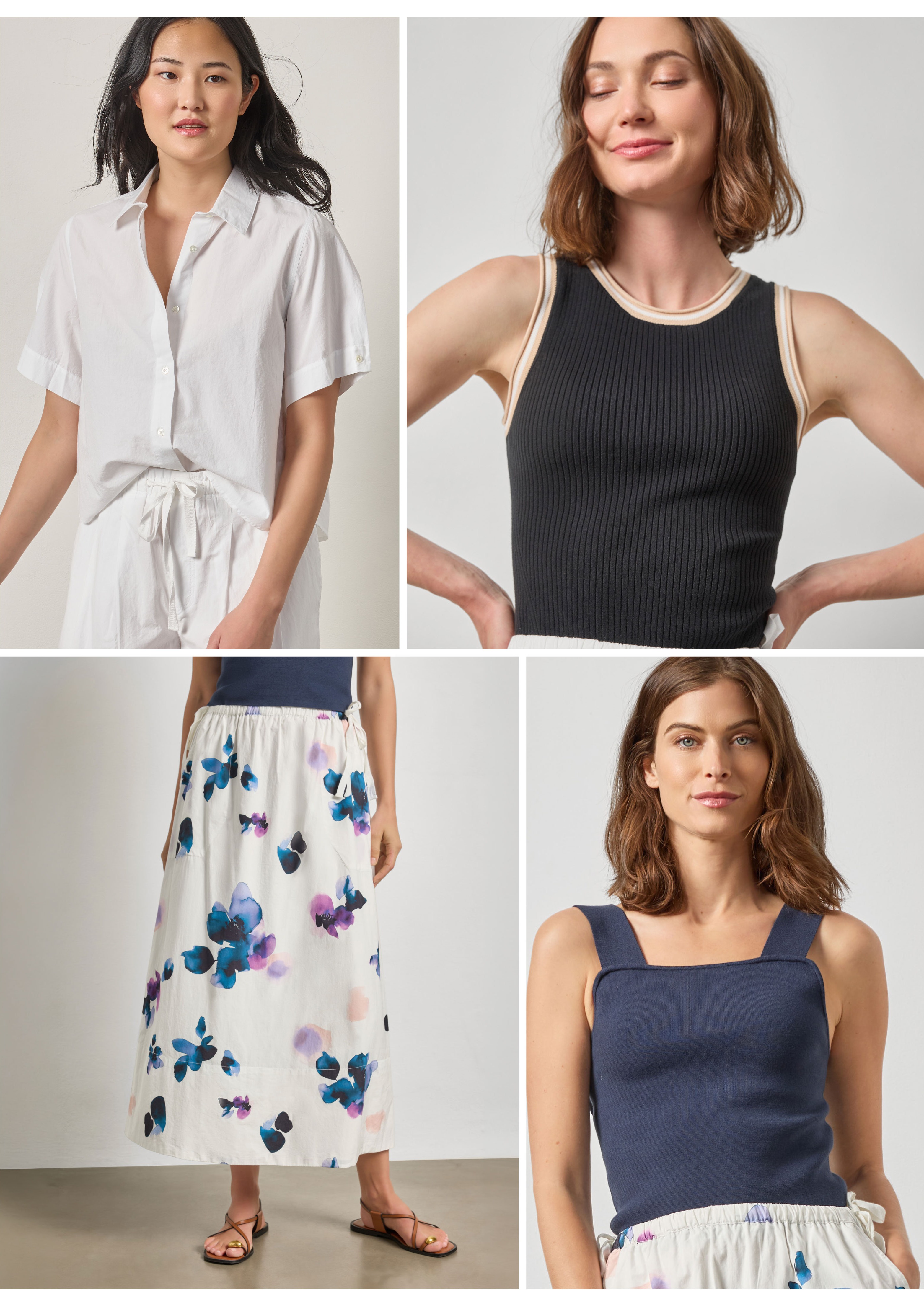 Shop New Poplin & Stretch Cotton Knitwear