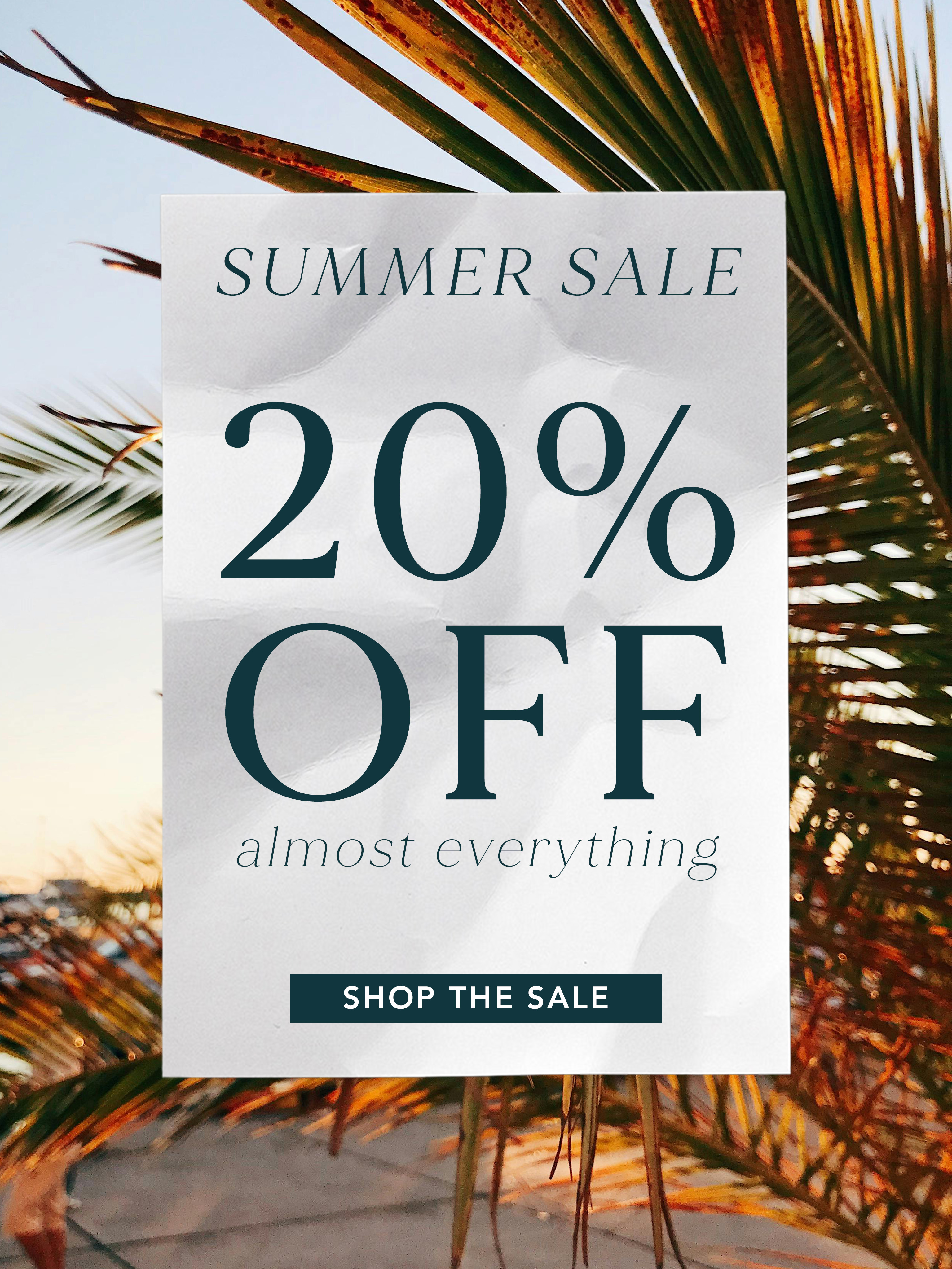 Take 20% Off Almost Everything