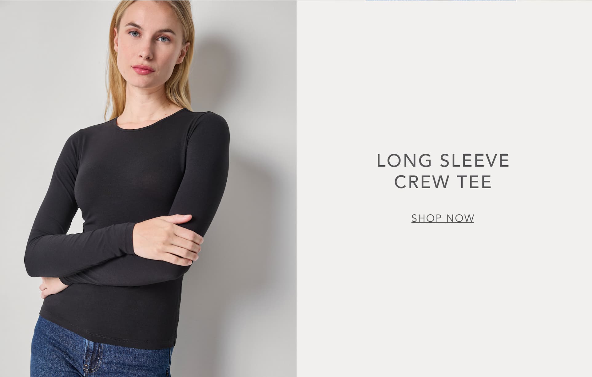 Shop Our Long Sleeve Crew Tee