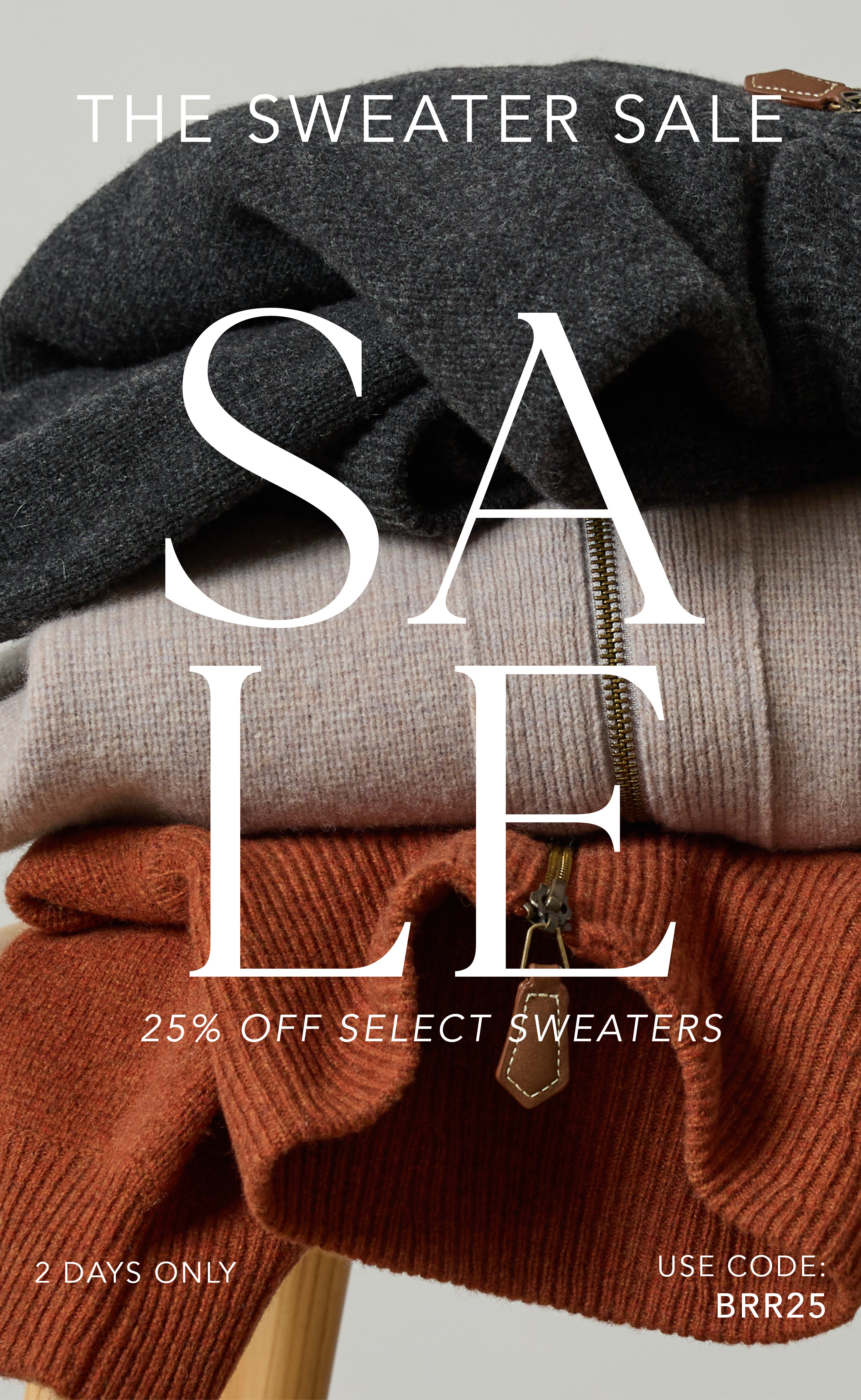 Shop 25% Off Select Sweaters
