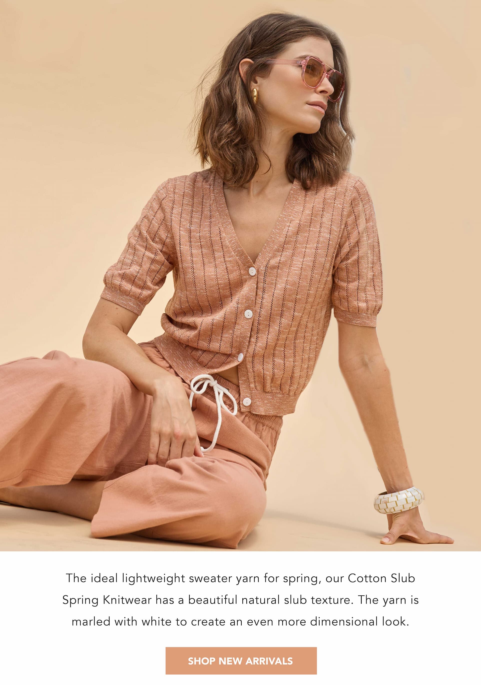 Shop New Cotton Slub Knitwear