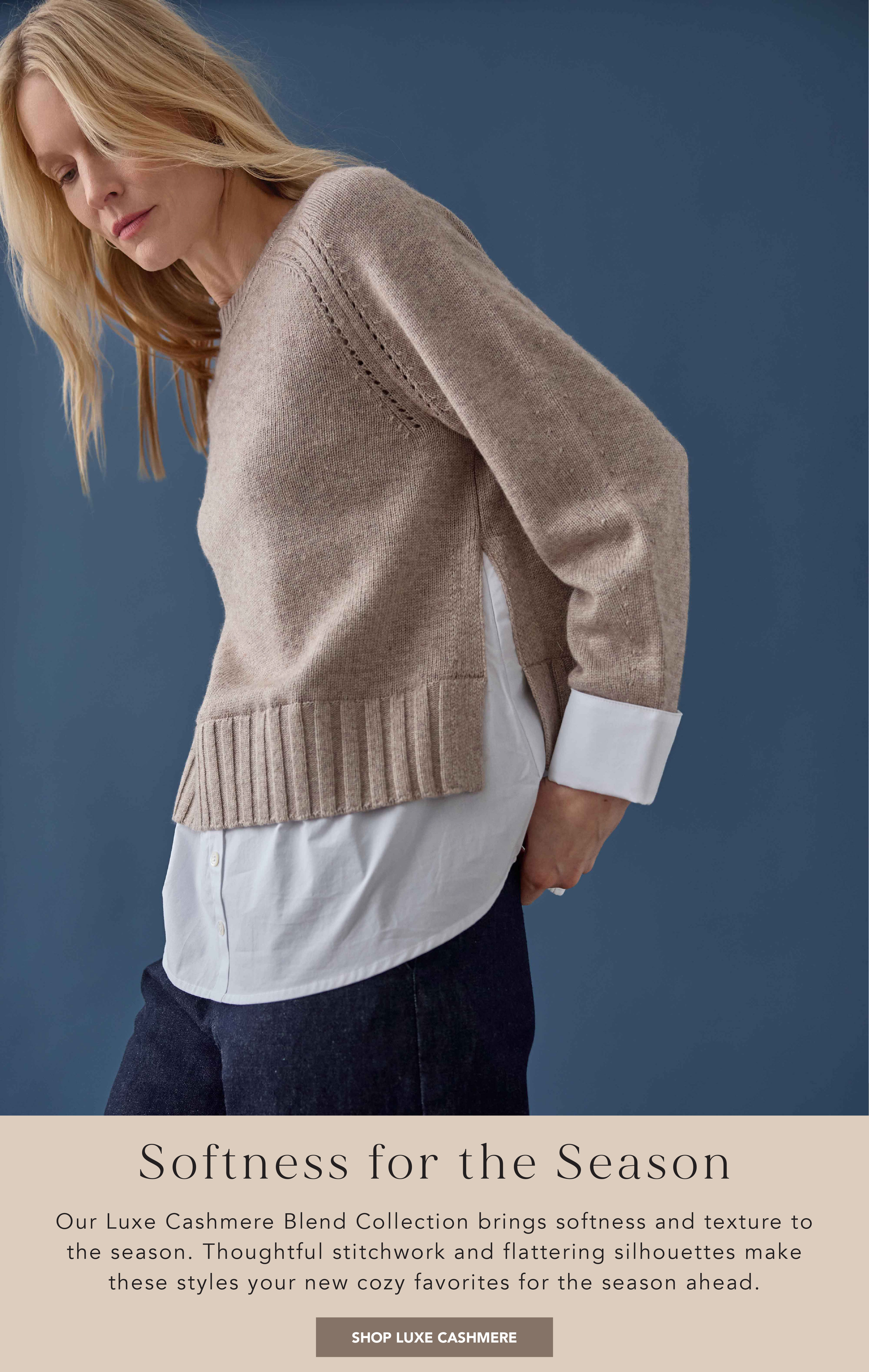 New Luxe Cashmere Collection