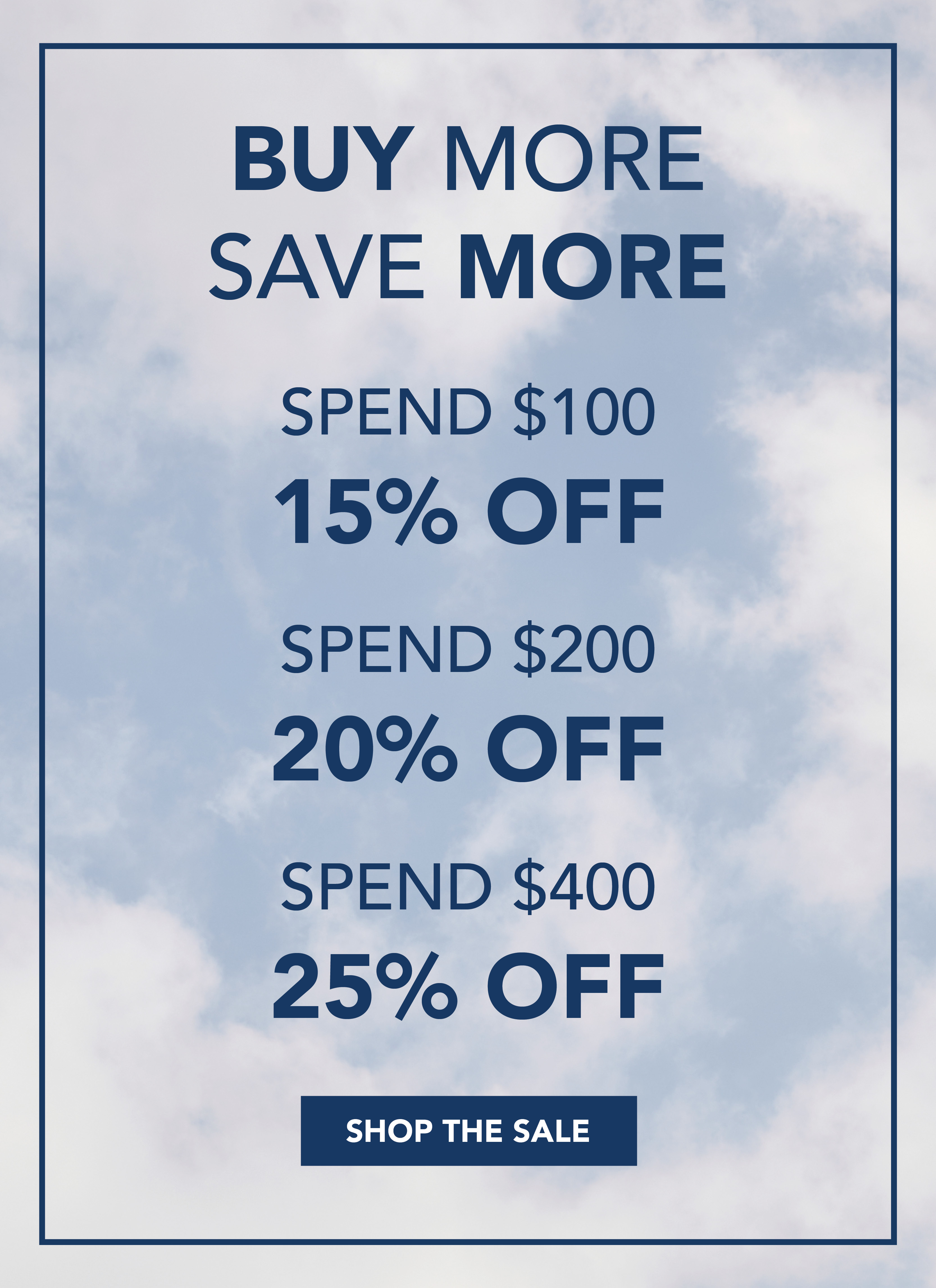 Shop the sale before anyone else!