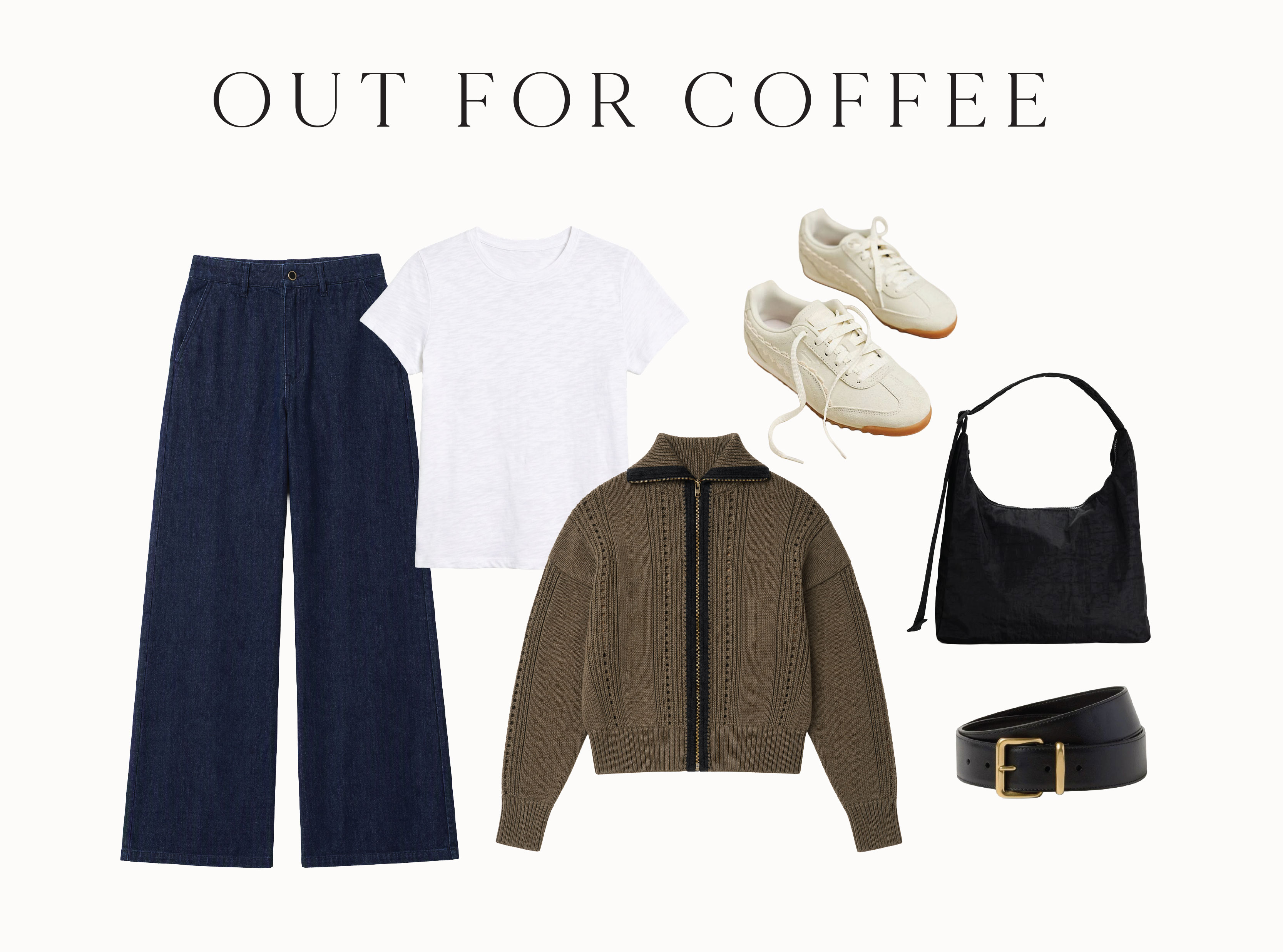 Shop out for coffee looks