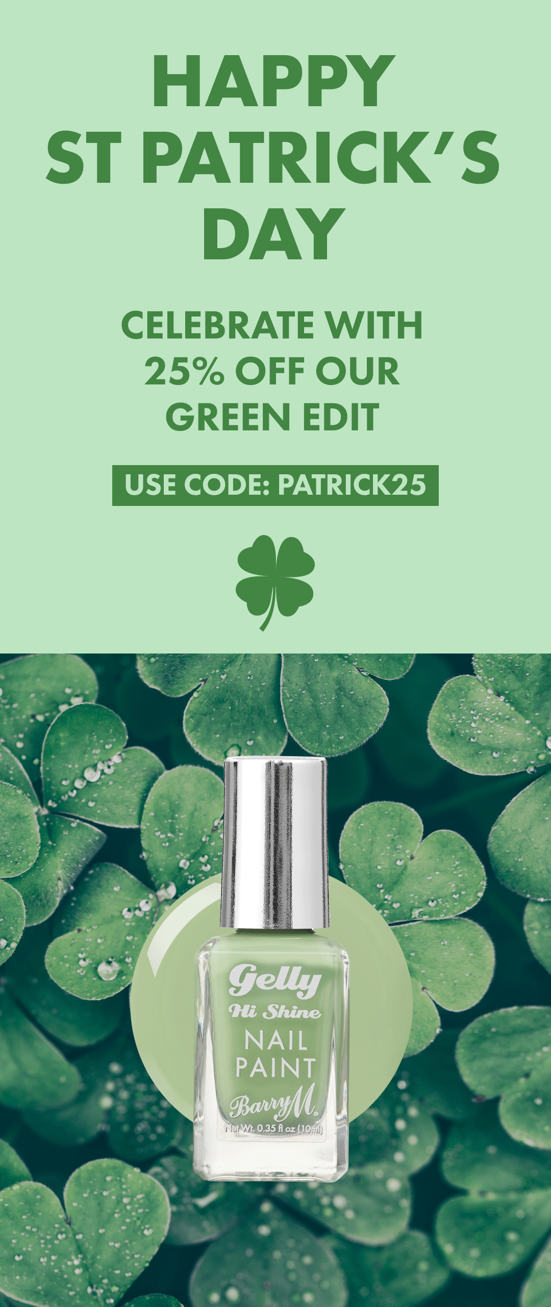 25% OFF With Code: PATRICK25