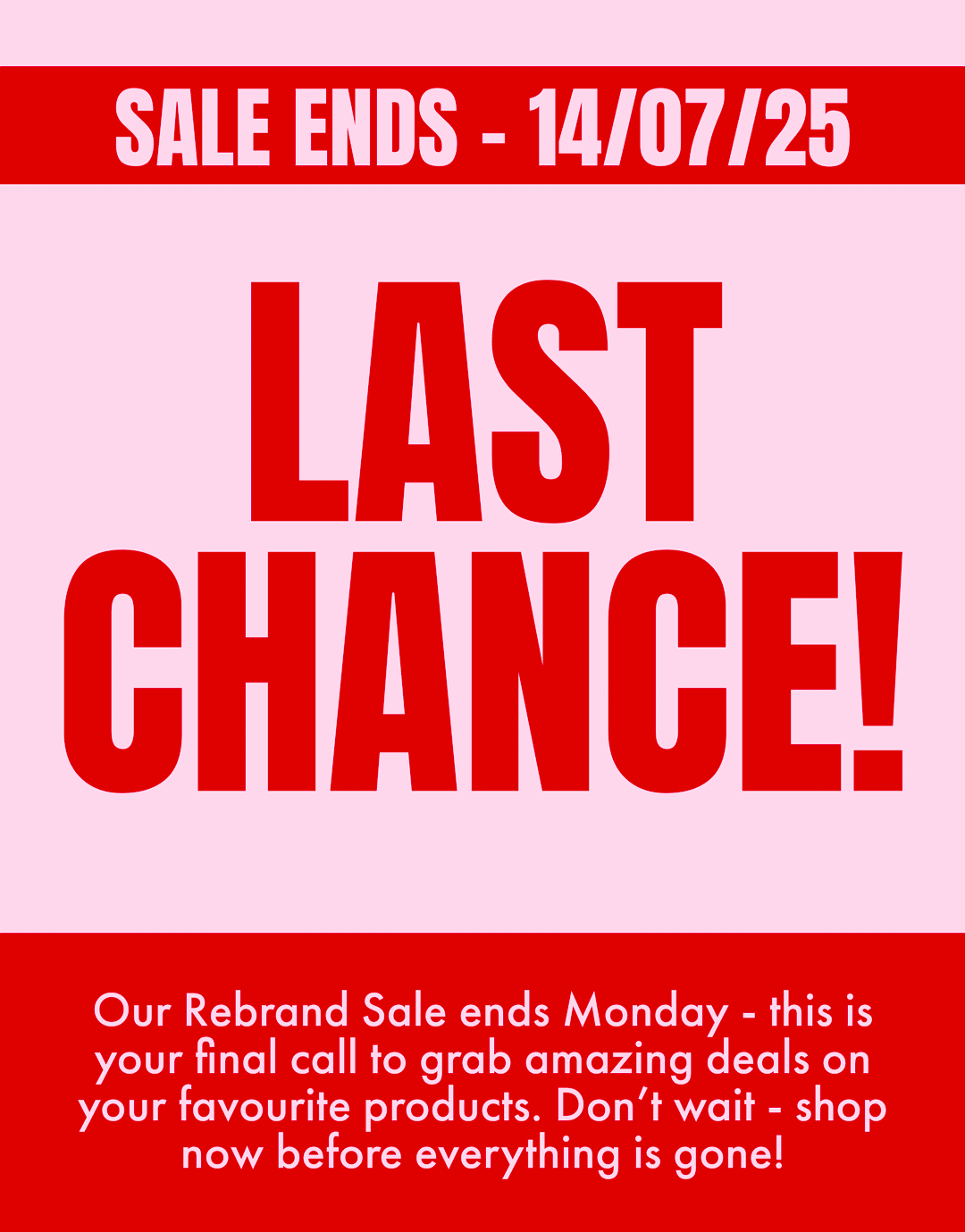 Rebrand Sale