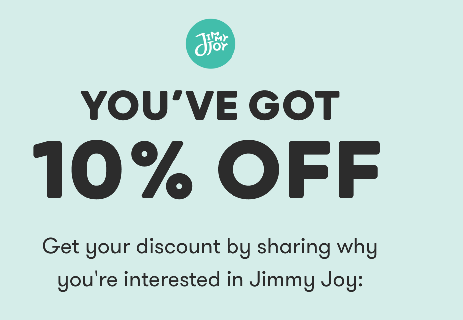 You've got 10% off 