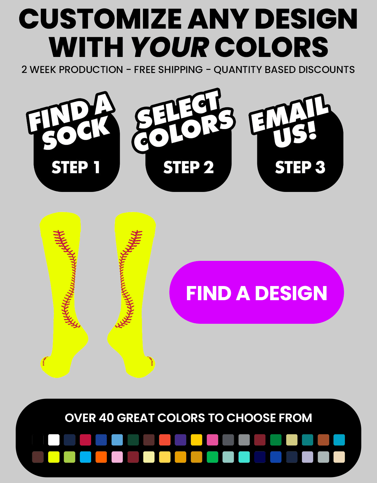 🎨 Personalize your gear with custom colors! Mad Sports Stuff