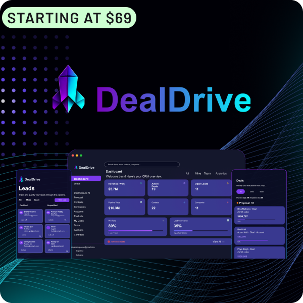 Shop DealDrive (Starting at $69)