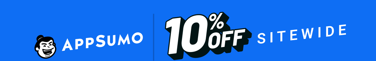 AppSumo 10% off sitewide