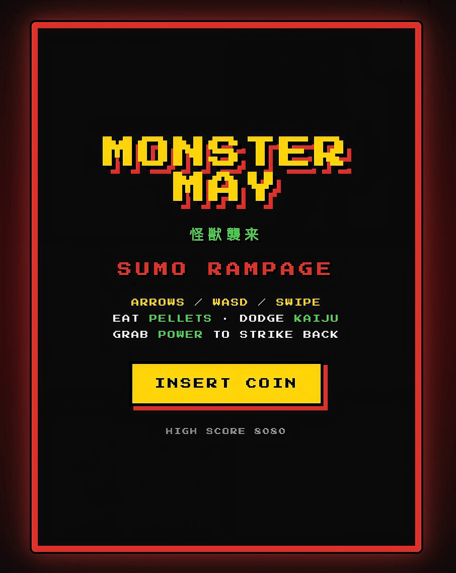 Monster May Sumo Rampage Game