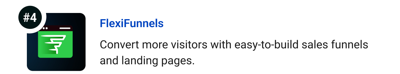FlexiFunnels - Convert more visitors with easy-to-build sales funnels and landing pages.