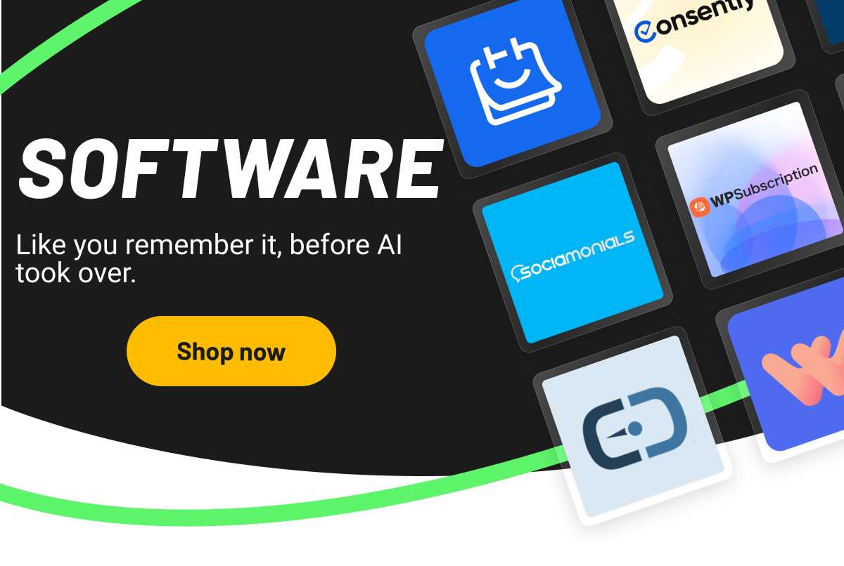 Software like your remember it, before AI took over. Shop now 