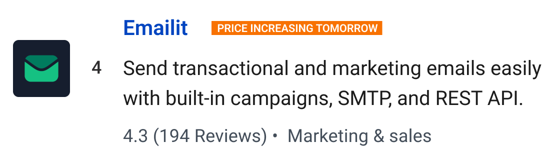 Emailit: Send transactional and marketing emails easily with built-in campaigns, SMTP, and REST API.