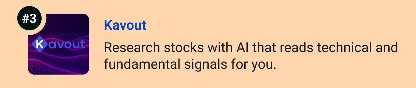 Kavout - Research stocks with AI that reads technical and fundamental signals for you.