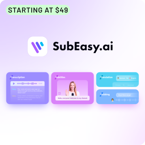 Shop SubEasy.ai (starting at $49)