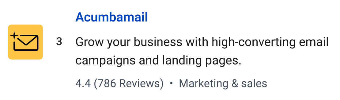 Acumbamail: Grow your business with high-converting email campaigns and landing pages.