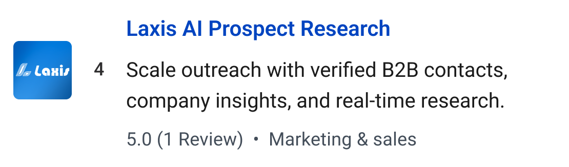 Laxis AI Prospect Outreach: Scale outreach with verified B2B contacts, company insights, and real-time research.