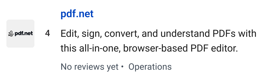 pdf.net: Edit, sign, convert, and understand PDFs with this all-in-one, browser-based PDF editor